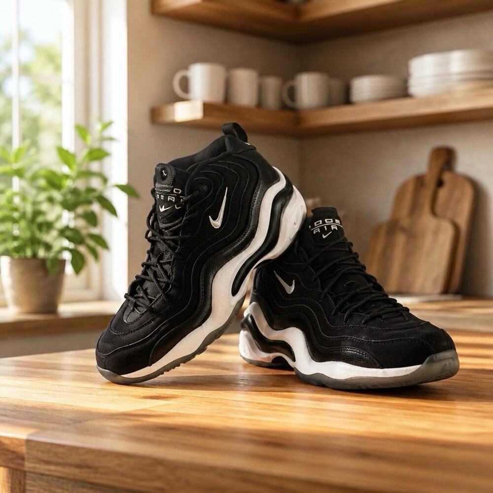 Size 14 Nike Air Zoom Flight 96 Black White 2016 OG BOX Excellent